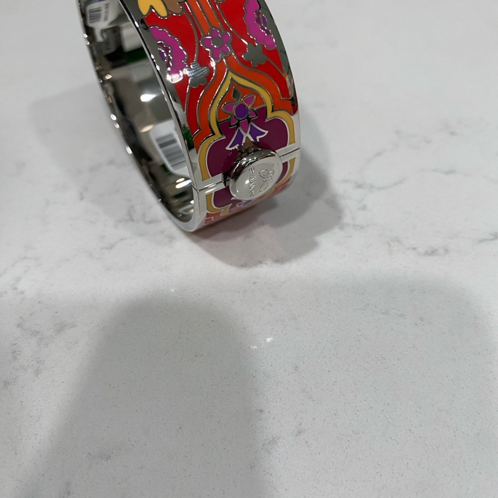 Johnny Was Red Saba Hinged Bracelet - Picture 8 of 9